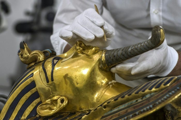 Mo mo Pharaoh Tutankhamun, chuyen gia that kinh thay thu 