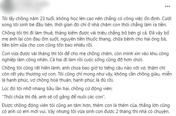 Di lam xa ve tham 2 con, thay anh minh dan kin tuong