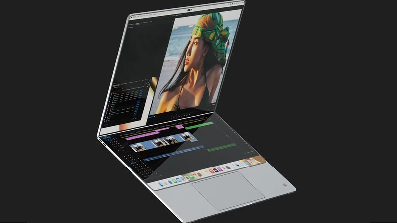 Sot xinh xich y tuong MacBook Pro man hinh gap cuc dang cap-Hinh-3