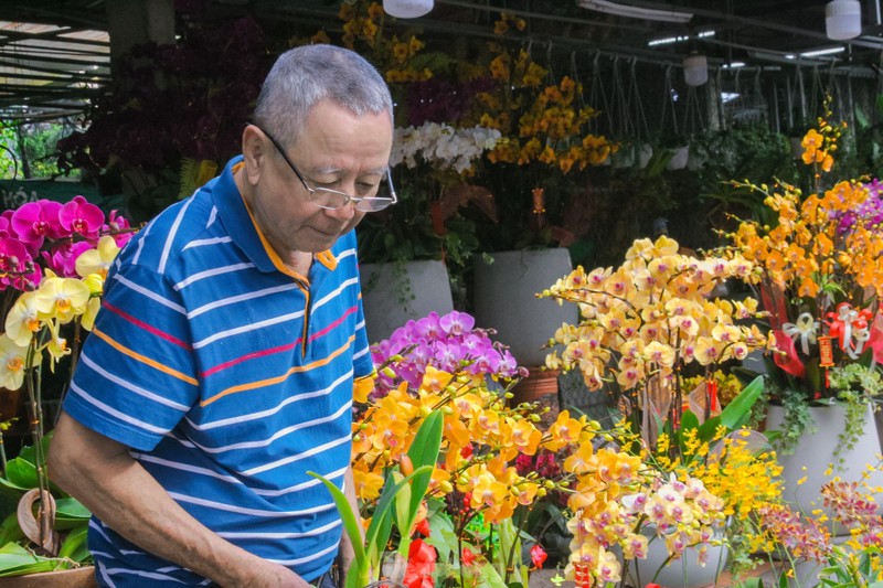 Da Nang: Nhieu tuyen pho ruc ro sac hoa don Tet-Hinh-4