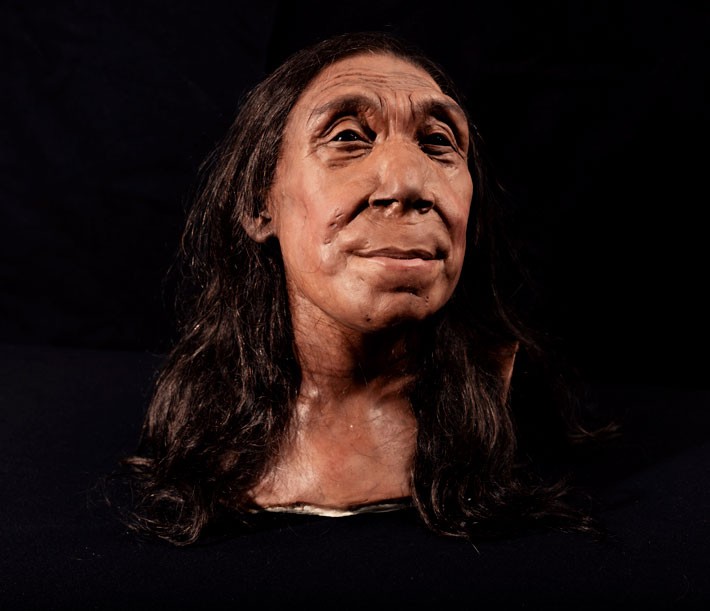 Phuc dung chan dung nguoi phu nu Neanderthal co xua, ngo ngang dung mao-Hinh-7