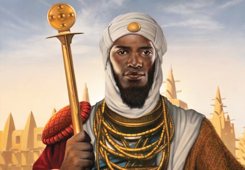Chân dung vua Mansa Musa.