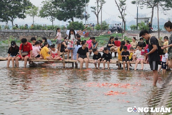 Gioi tre Ha Noi thich thu voi hang nghin chu ca Koi Ho Tay