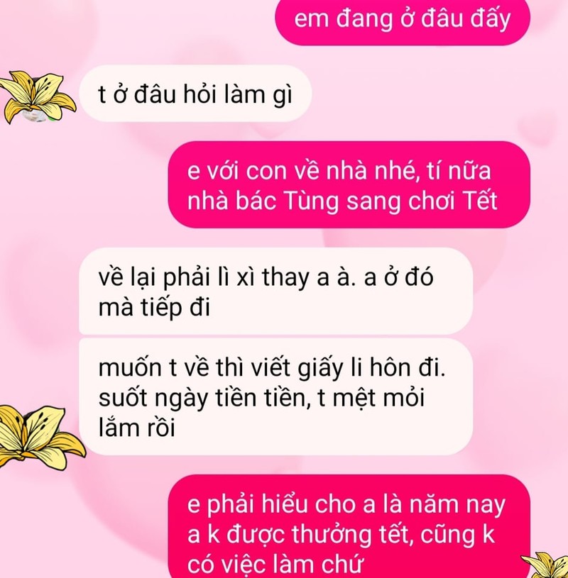 Li xi ngay Tet: “Vo toi doi ly hon vi thoa thuan li xi”