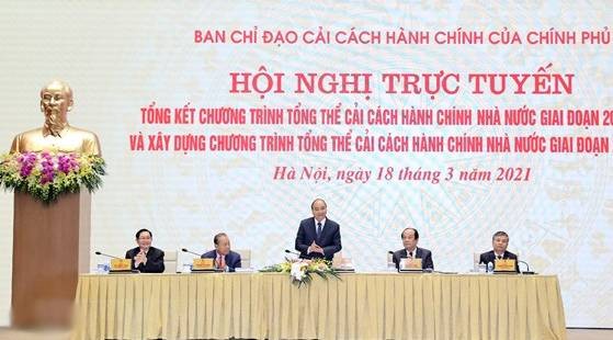 Thu tuong chu tri hoi nghi tong ket Cai cach hanh chinh nha nuoc