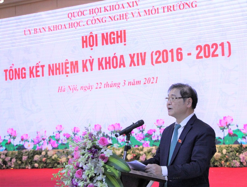 Uy ban Khoa hoc, Cong nghe va Moi truong tong ket nhiem ky khoa XIV-Hinh-2