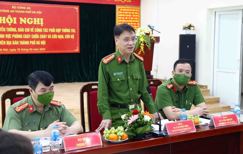 Ha Noi: Yeu cau Cong an cac quan, huyen cung cap thong tin ve chay no