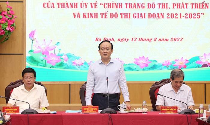 Ha Noi: Quan Ba Dinh day manh chinh trang, phat trien do thi