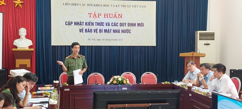 VUSTA nang cao kien thuc ve cong tac bao ve bi mat nha nuoc