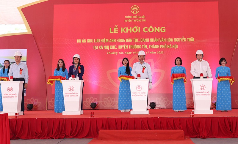 Ha Noi khoi cong du an Khu luu niem Anh hung dan toc Nguyen Trai