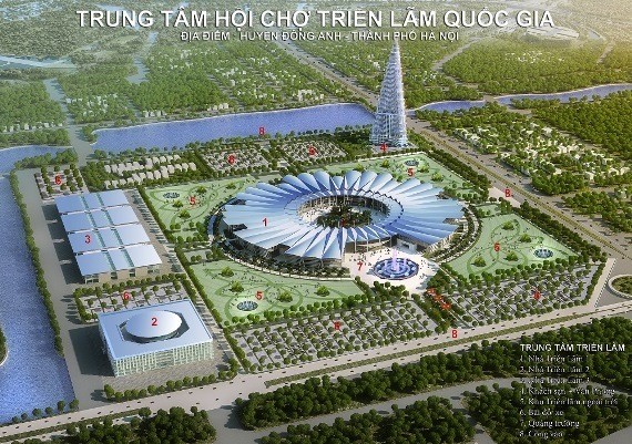 Tuong lai Du an Trung tam Hoi cho trien lam quoc gia moi Ha Noi?