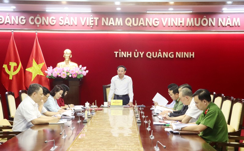 Quang Ninh: Day nhanh giai quyet cac vu an ve tham nhung
