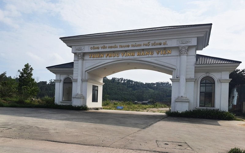 Quang Ninh: Cong vien nghia trang Thien Phuc Vinh Hang lai cham tien do?