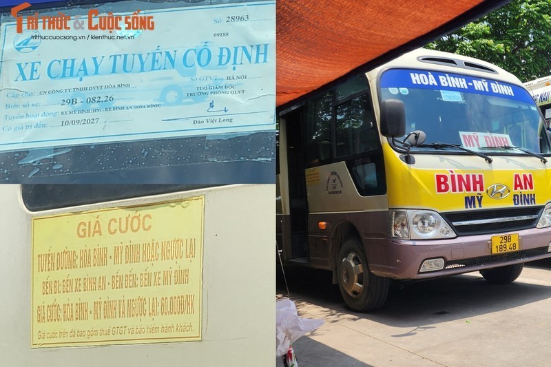 Nghi van nha xe Binh An pha luong tuyen: So GTVT tinh Hoa Binh noi gi?