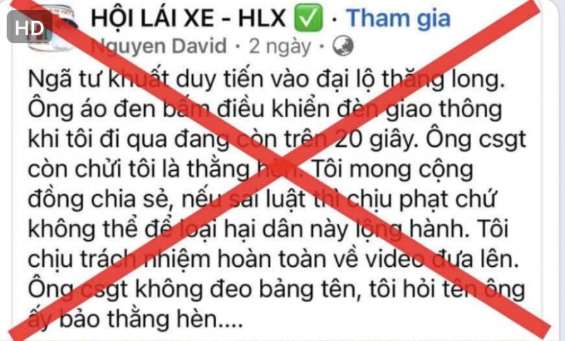 “Có thể tự ý điều chỉnh tín hiệu giao thông“ là tin thất thiệt “Co the tu y dieu chinh tin hieu giao thong“ la tin that thiet
