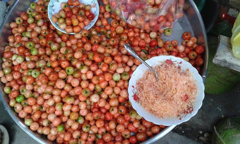 Chay nuoc mieng voi nhung loai trai cay dam muoi ot