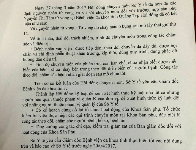 San phu tu vong o Quang Tri do chuyen mon bac si?-Hinh-2