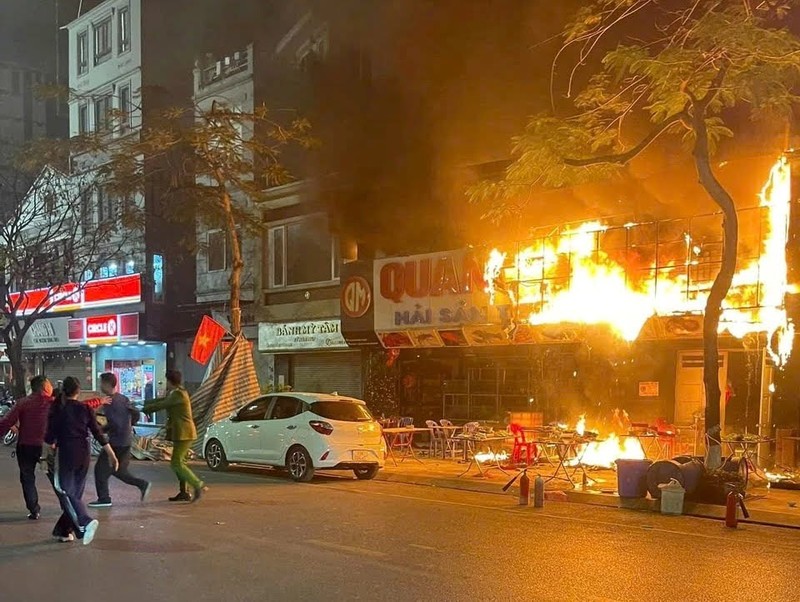 Nguyen nhan ban dau vu chay nha hang giua trung tam TP Hai Phong