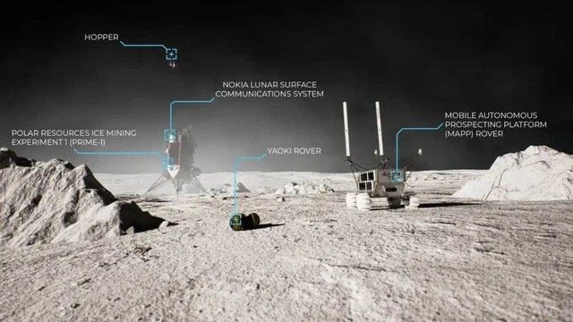 Nokia choi lon, dua mang di dong 4G dau tien len Mat trang-Hinh-2