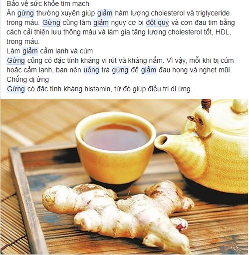 Thuc hu viec uong nuoc gung vao sang som giup phong tranh dot quy?