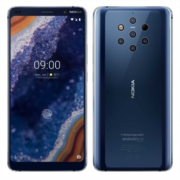 Smartphone cao cap Nokia 9 PureView lo anh thiet ke-Hinh-2