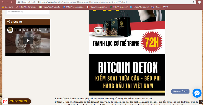 Detox Bitcoin hay Bitcoin Coffee Detox khong ro nguon goc, duoc ban khong phep?-Hinh-2