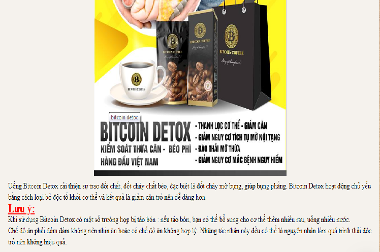 Bitcoin  Detox, Boc tach chat beo “lo” bang chung san pham khong ro nguon goc, sai nang?-Hinh-6