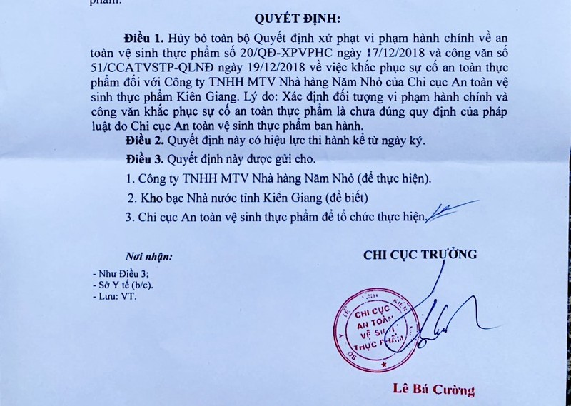 Dieu tra ngo doc thuc pham qua dien thoai: Chi cuc ATVSTP nhan sai-Hinh-4