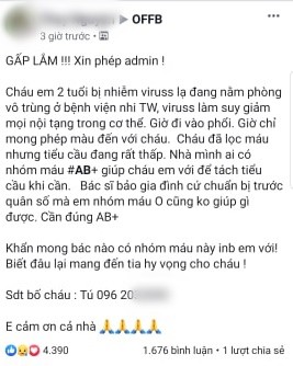 Benh vien Nhi Trung uong phu nhan thong tin tre nhap vien vi virus la