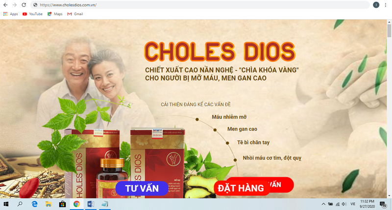 Canh bao TPBVSK Choles Dios quang cao lao, lua nguoi tieu dung-Hinh-2