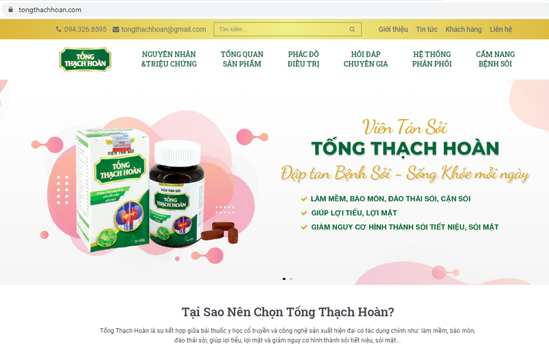 Vien tan soi Tong Thach Hoan quang cao lao, lua nguoi tieu dung