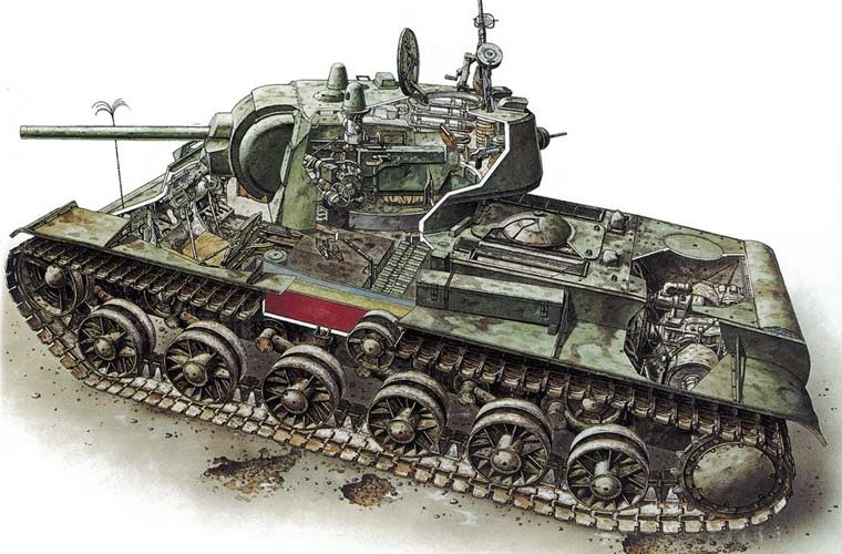 Xe tang hang nang KV-1: Con ac mong voi nguoi Duc-Hinh-2