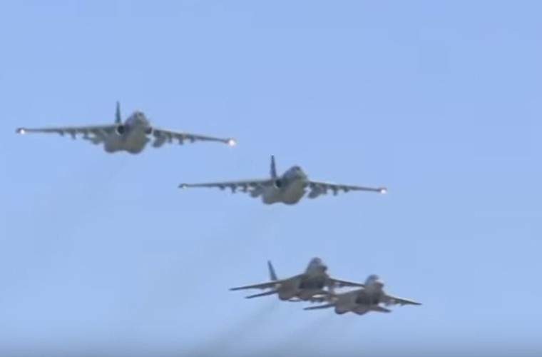 Tuong tan tiem kich MiG-29 cua Syria ho tong may bay Nga