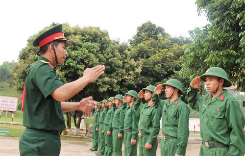 Quan sat viec huan luyen tan binh QDND Viet Nam-Hinh-4