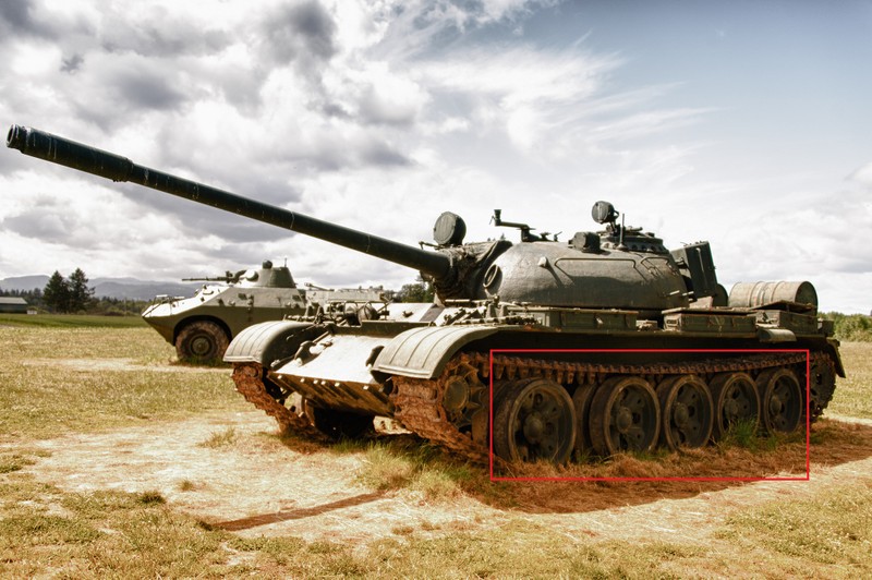 Cach phan biet xe tang T-54 va T-55 cua Viet Nam-Hinh-4