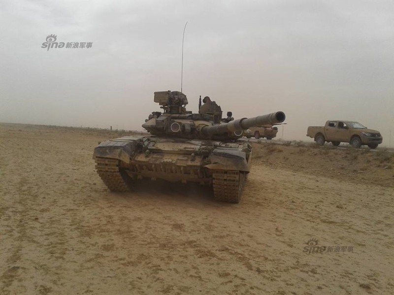 Xe tang T-90 giup Quan doi Syria chien thang phien quan
