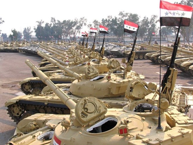 Xe tang T-72M1 xung tran danh phien quan IS o Mosul-Hinh-3