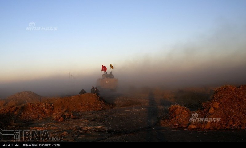 Muc kich tang, phao Quan doi Iraq xa mua dan vao Mosul-Hinh-8