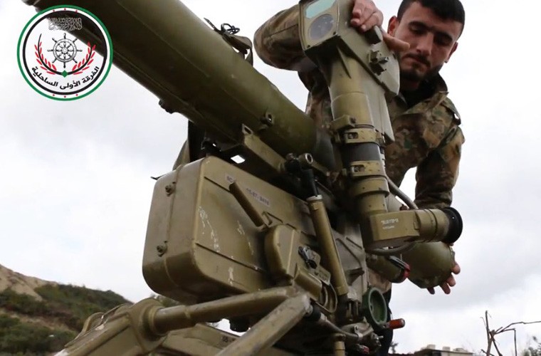 Ten lua cua FSA vo dung voi T-72 cua Quan doi Syria?