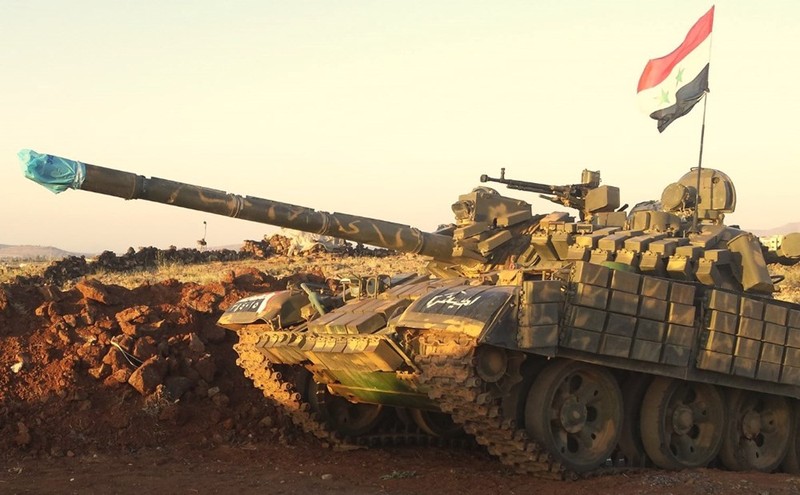 Bi TOW tan cong, xe tang T-55 Syria nhan ket cuc tham-Hinh-11