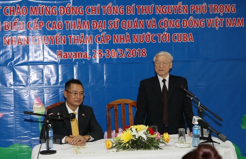 Hinh anh chuyen tham Cuba cua Tong Bi thu Nguyen Phu Trong-Hinh-5