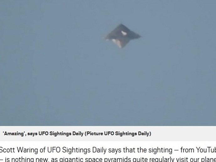 Sung sot vat the giong UFO hinh kim tu thap o Brazil