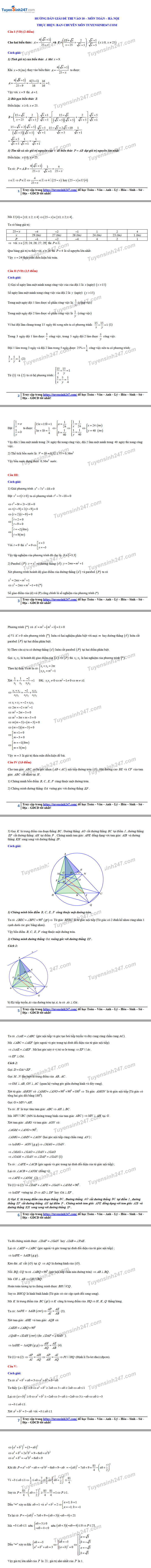 De thi, dap an mon Toan vao lop 10 o Ha Noi-Hinh-2