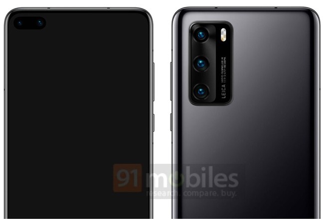 Huawei P40 Pro gay choang vang voi thiet ke 