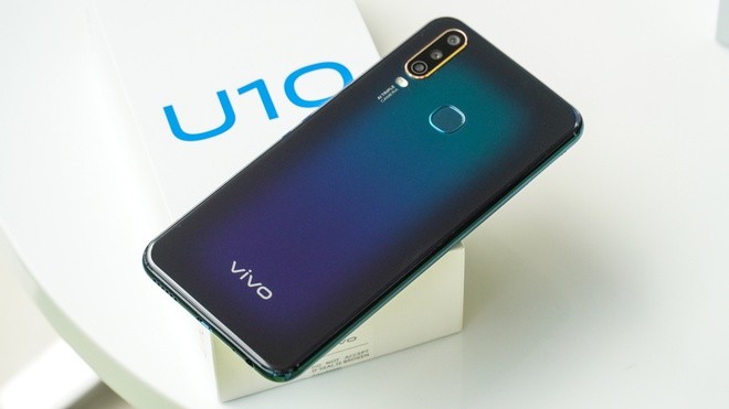 Man nhan Vivo U10 cau hinh pin 