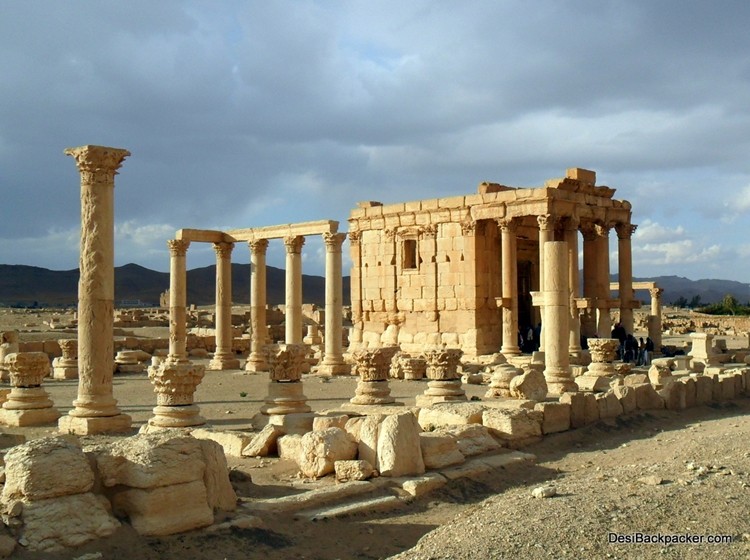 Phien quan IS no tung den Baal Shamin o Palmyra