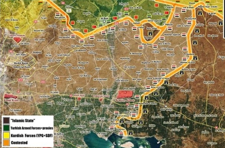 Cay cu, FSA danh ca Quan doi Syria lan nguoi Kurd