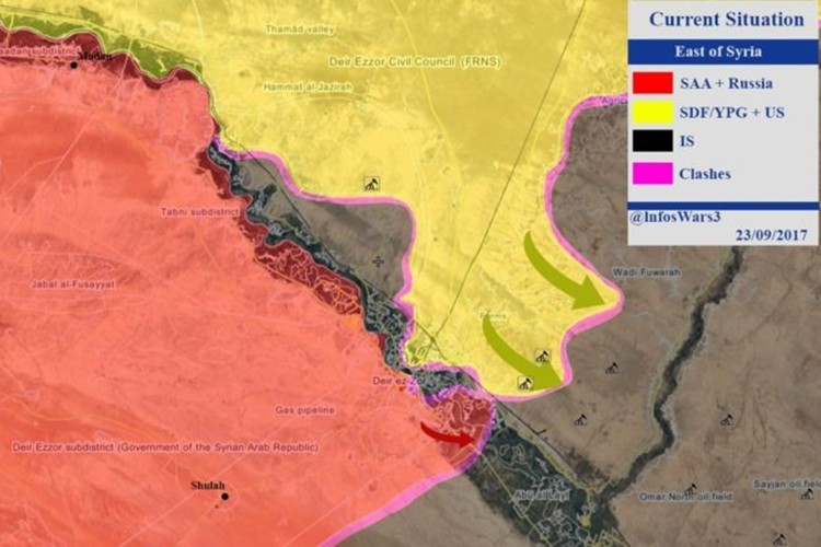 SDF tan cong dut diem Raqqa, chiem nhieu mo dau o Deir Ezzor