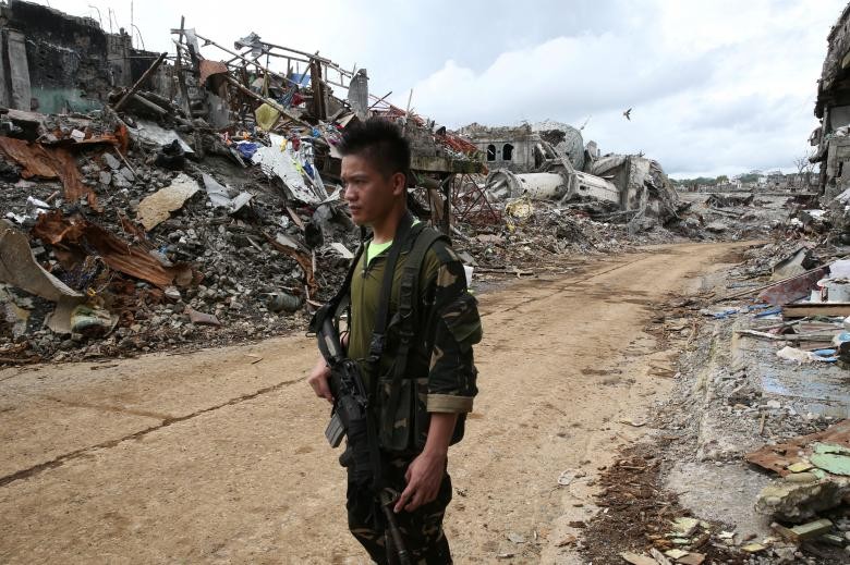 Anh: Thanh pho Marawi bi pha huy trong cuoc chien chong IS-Hinh-5