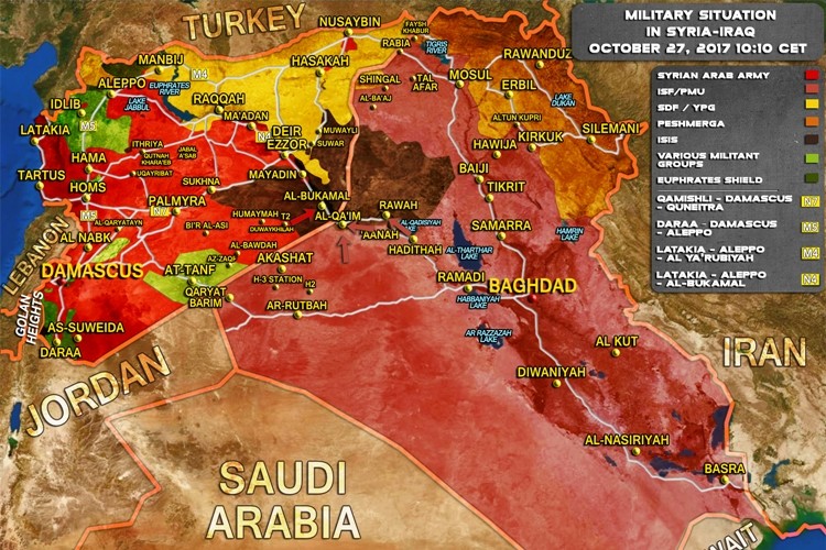 Syria: SAA va SDF chay dua tien danh thanh pho al-Bukamal-Hinh-2